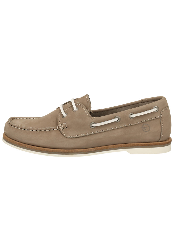 Tamaris Halbschuhe Nubukleder Smoke - surf4shoes