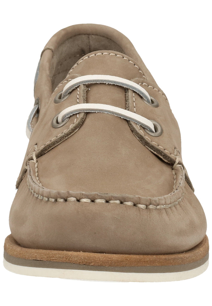 Tamaris Halbschuhe Nubukleder Smoke - surf4shoes