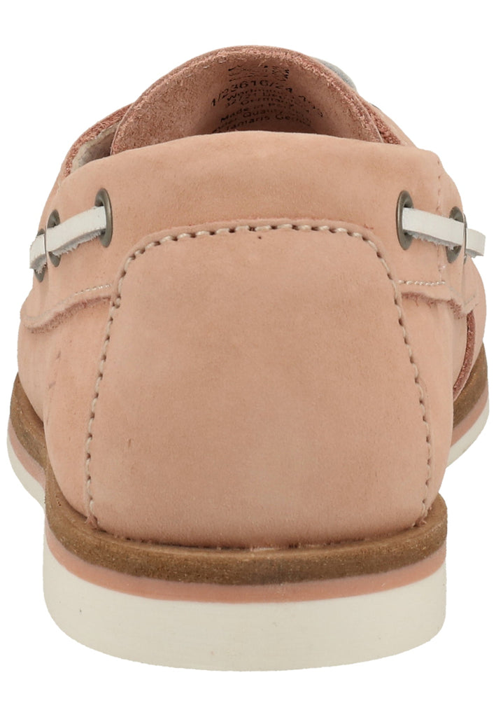 Tamaris Halbschuhe Nubukleder Hellrosa - surf4shoes