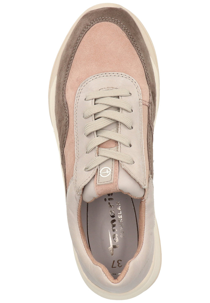 Tamaris Sneaker Veloursleder Rose - surf4shoes