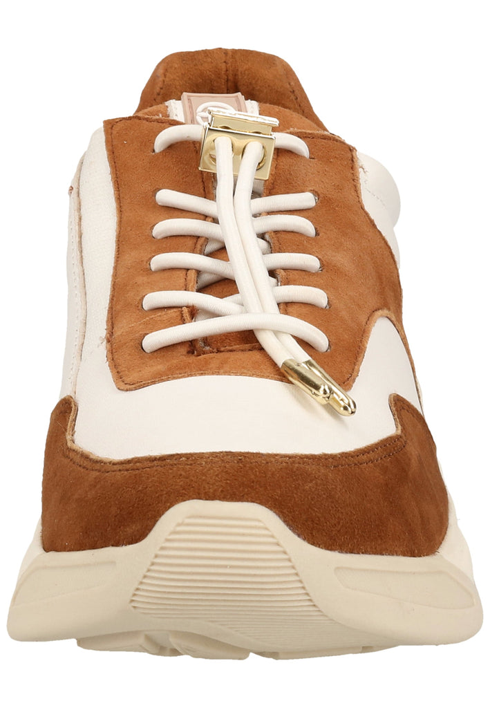 Tamaris Sneaker Leder Weiß/Braun - surf4shoes