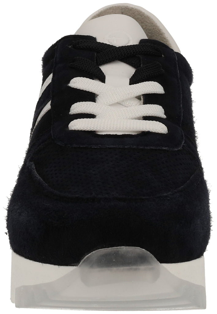 Tamaris Sneaker Veloursleder Navy - surf4shoes