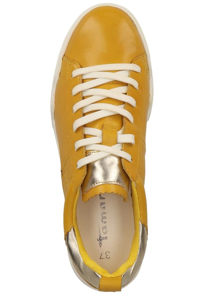 Tamaris Sneaker Leder/Synthetik Gelb - surf4shoes