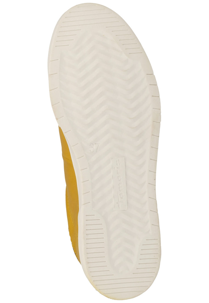Tamaris Sneaker Leder/Synthetik Gelb - surf4shoes