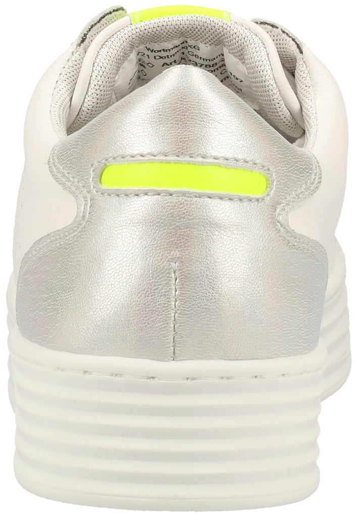 Tamaris Sneaker Leder/Synthetik Weiß - surf4shoes