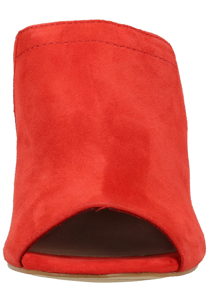 Tamaris Pantoletten Veloursleder Rot - surf4shoes