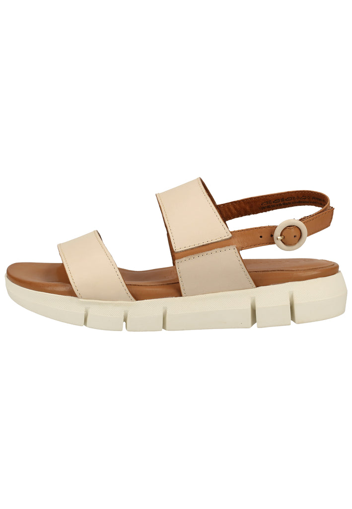 Tamaris Sandalen Leder Cream - surf4shoes
