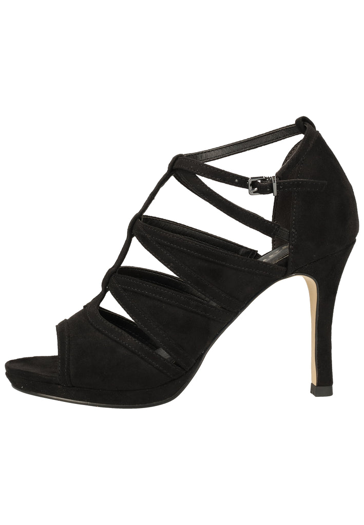 Tamaris Sandalen Lederimitat/Textil Schwarz - surf4shoes