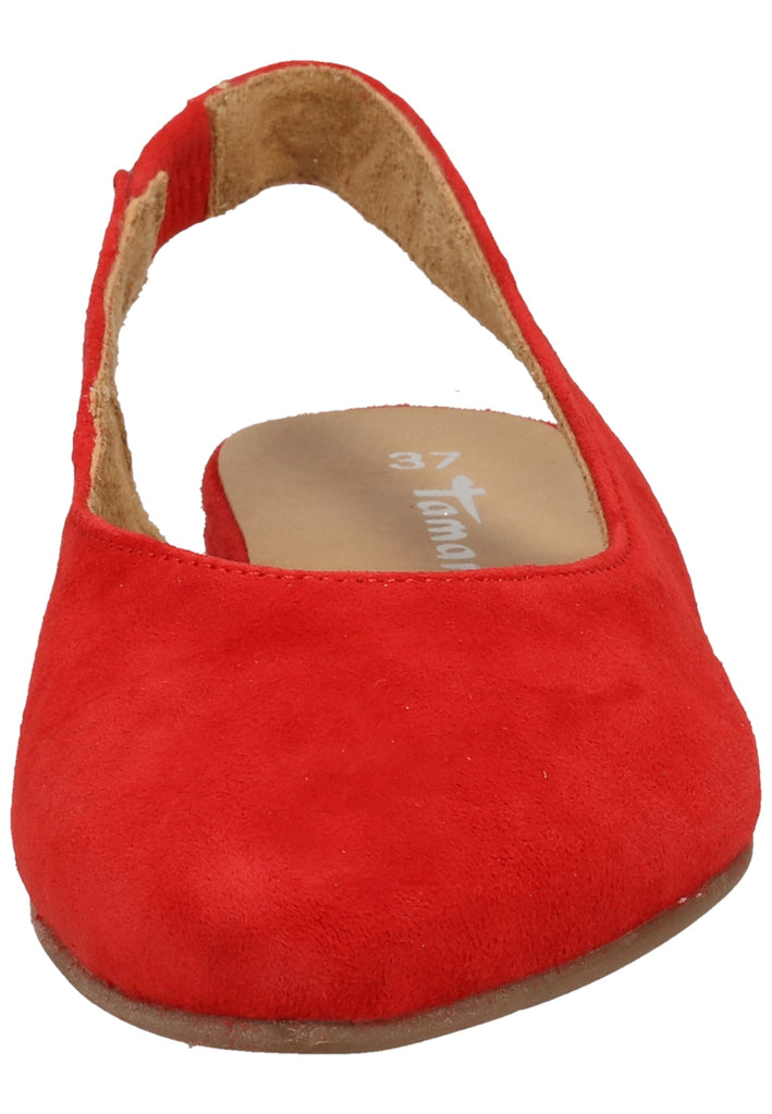 Tamaris Ballerinas Leder Rot - surf4shoes