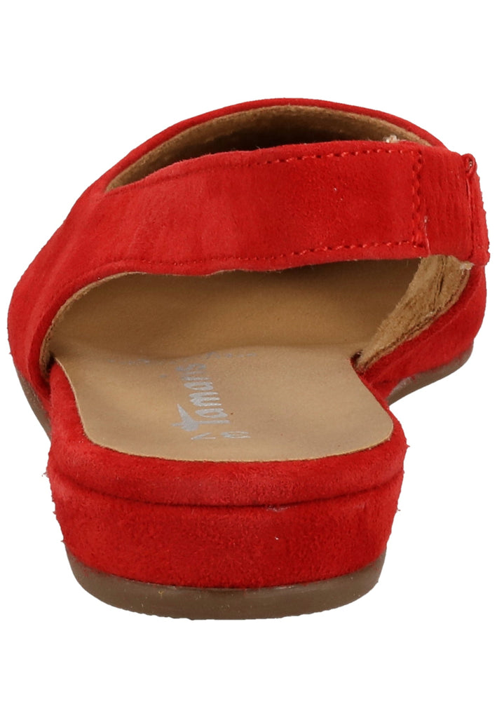 Tamaris Ballerinas Leder Rot - surf4shoes