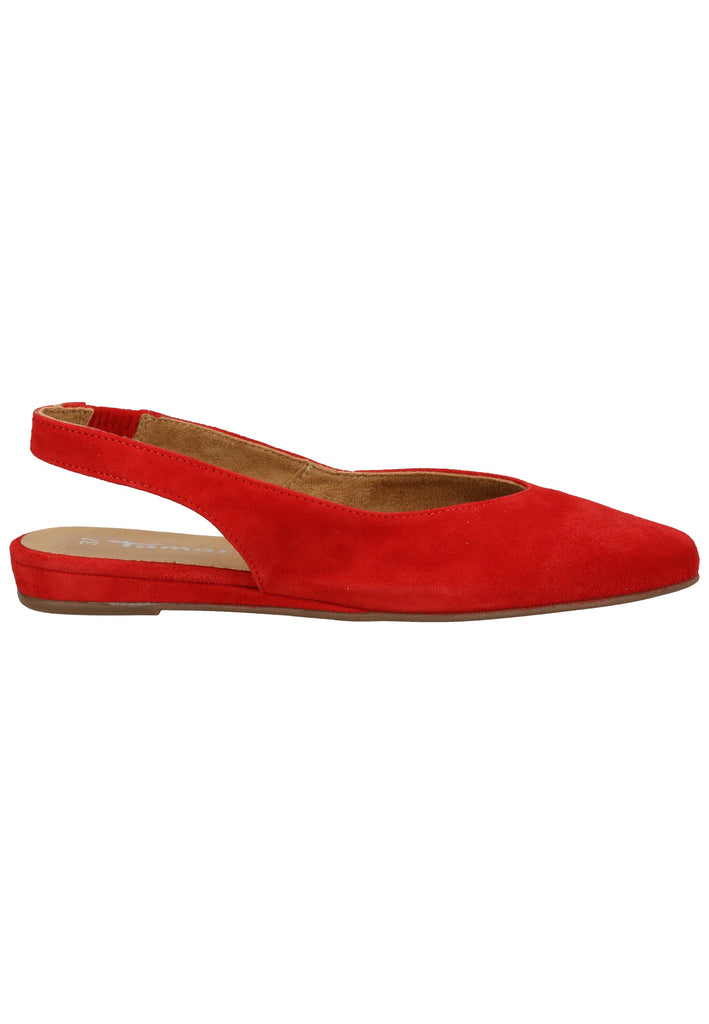 Tamaris Ballerinas Leder Rot - surf4shoes
