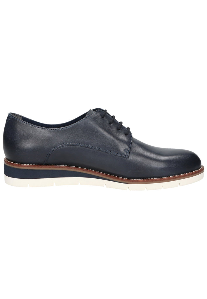 Tamaris Halbschuhe Leder Navy - surf4shoes