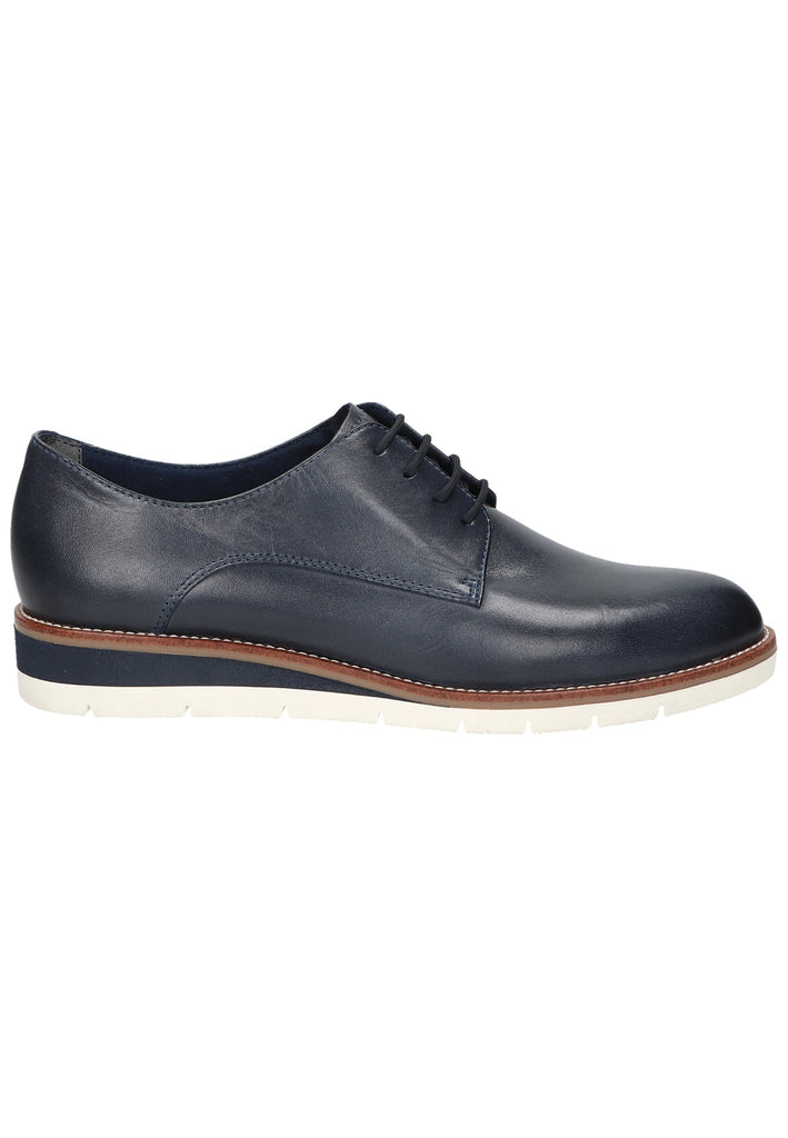Tamaris Halbschuhe Leder Navy - surf4shoes