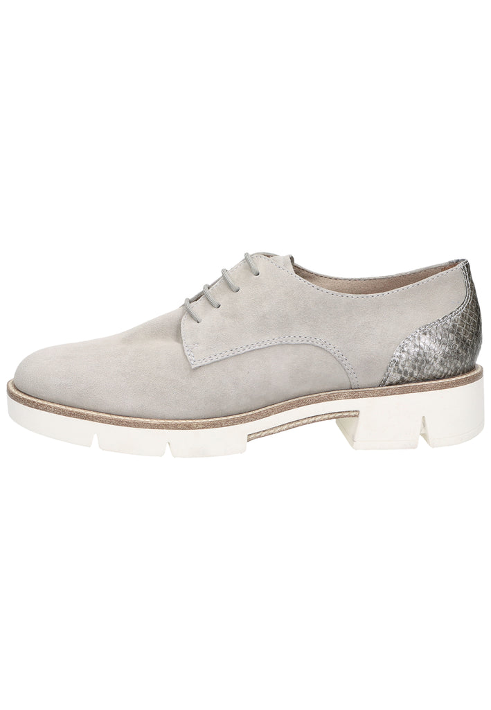 Tamaris Halbschuhe Leder/Synthetik Hellgrau - surf4shoes