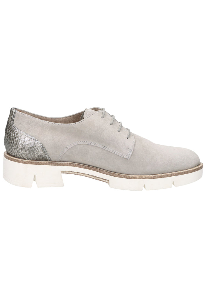 Tamaris Halbschuhe Leder/Synthetik Hellgrau - surf4shoes