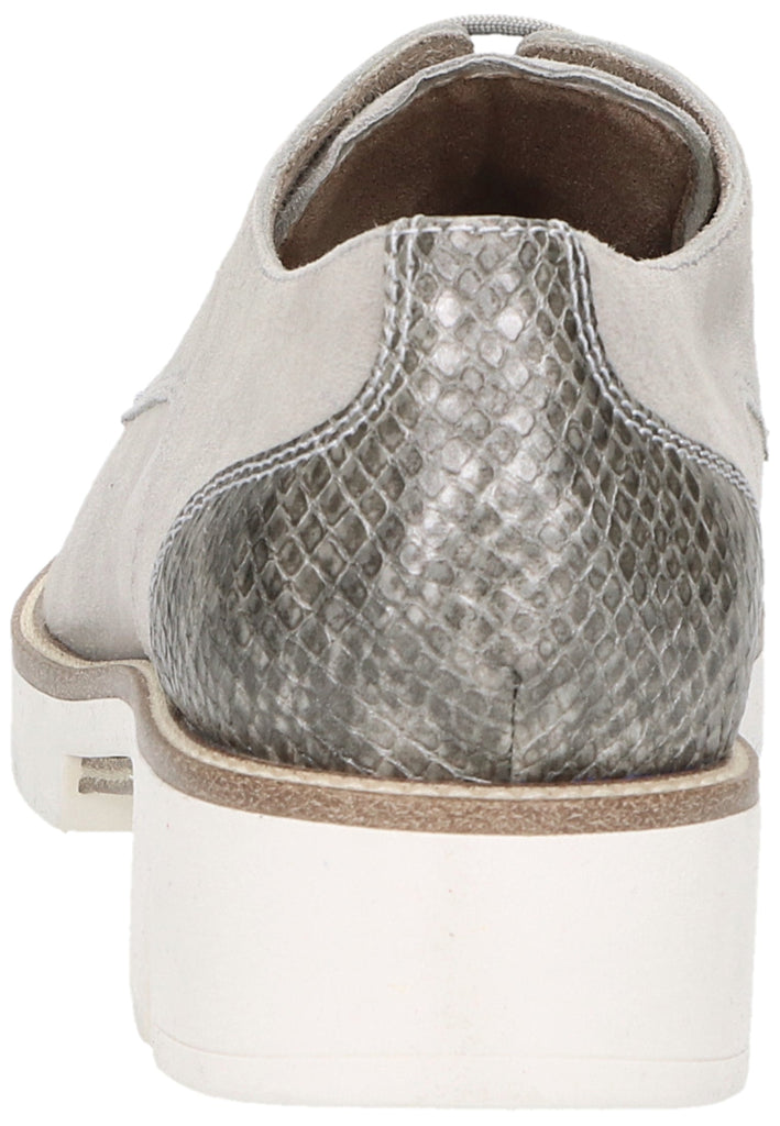 Tamaris Halbschuhe Leder/Synthetik Hellgrau - surf4shoes