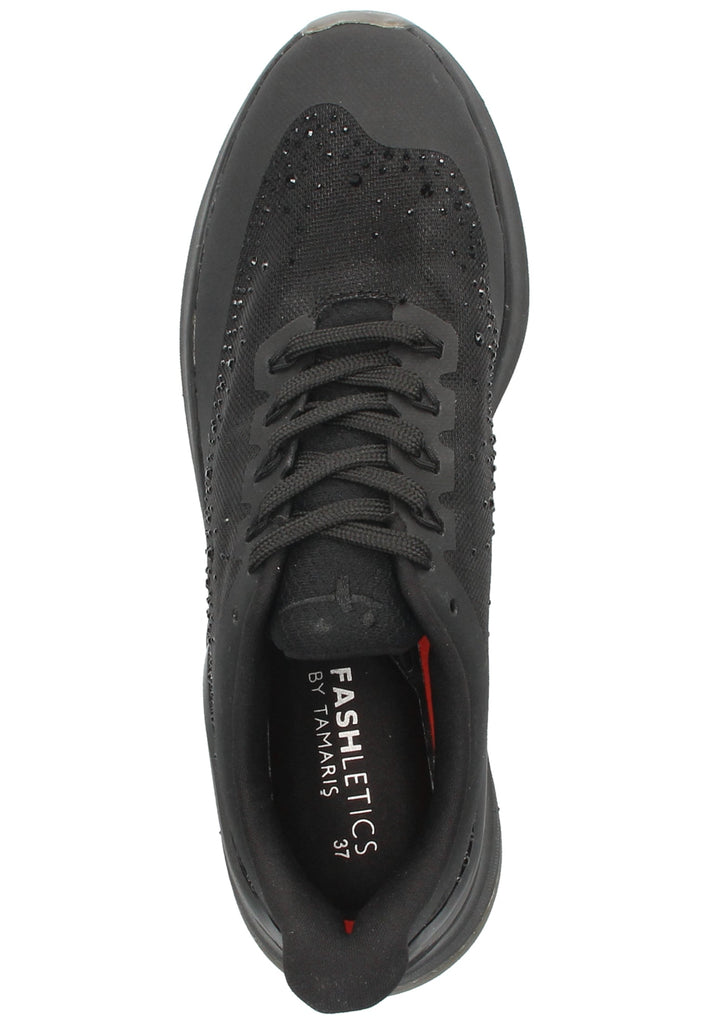 Tamaris Sneaker Lederimitat/Textil Schwarz - surf4shoes