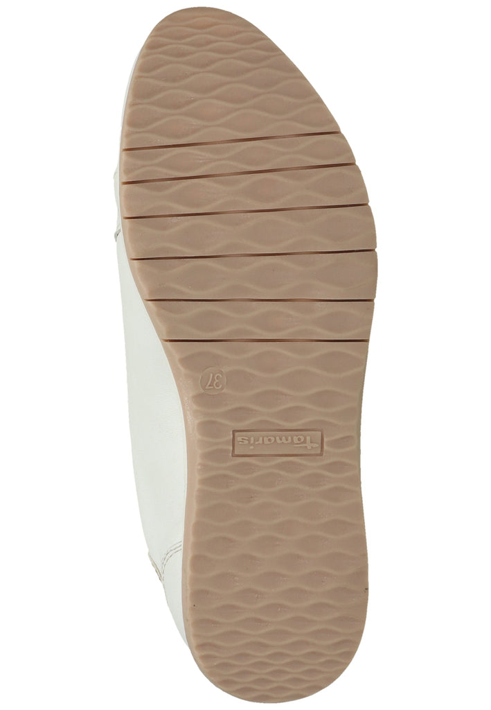 Tamaris Sneaker Leder/Synthetik Weiß - surf4shoes