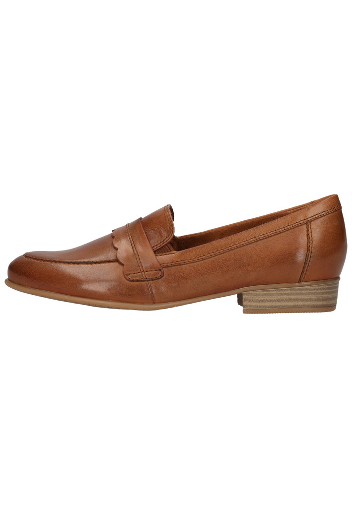 Tamaris Slipper Leder Cognac - surf4shoes