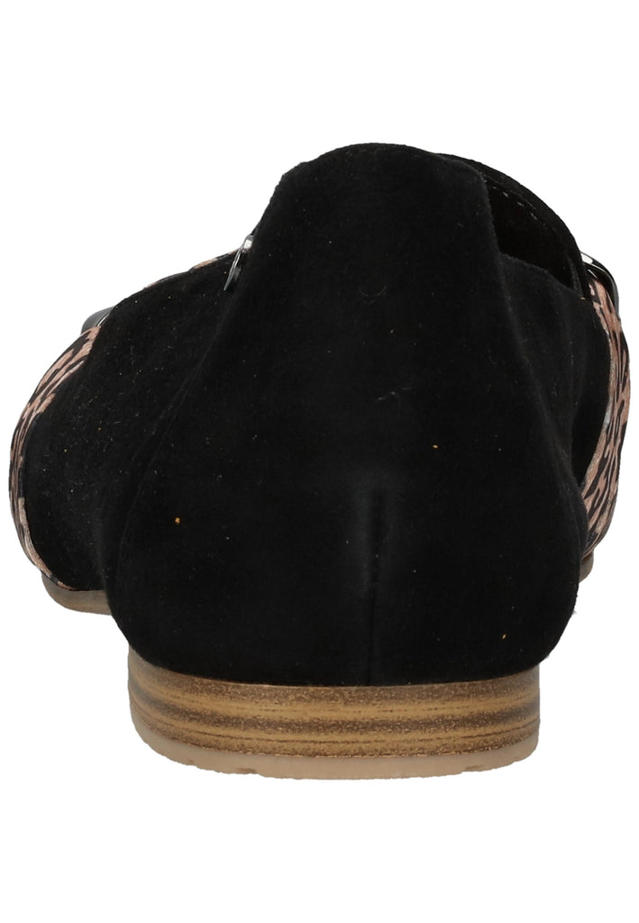 Tamaris Slipper Veloursleder Schwarz - surf4shoes