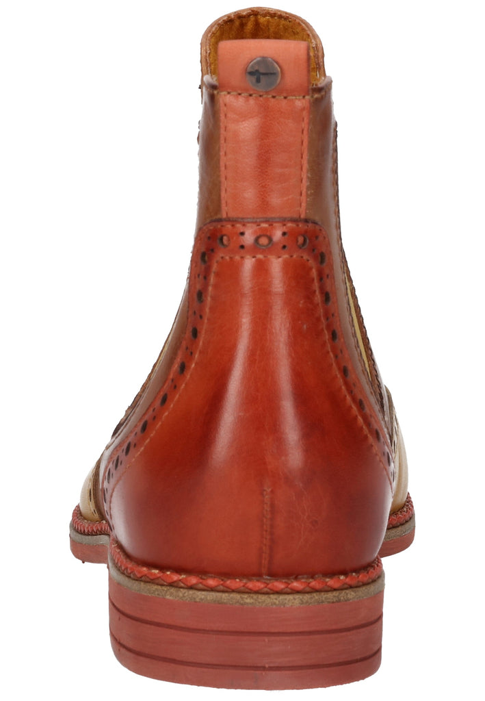 Tamaris Stiefelette Leder Nussbraun - surf4shoes