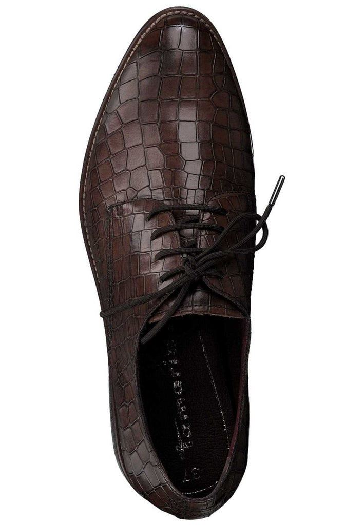 Tamaris Halbschuhe Leder Cafe - surf4shoes