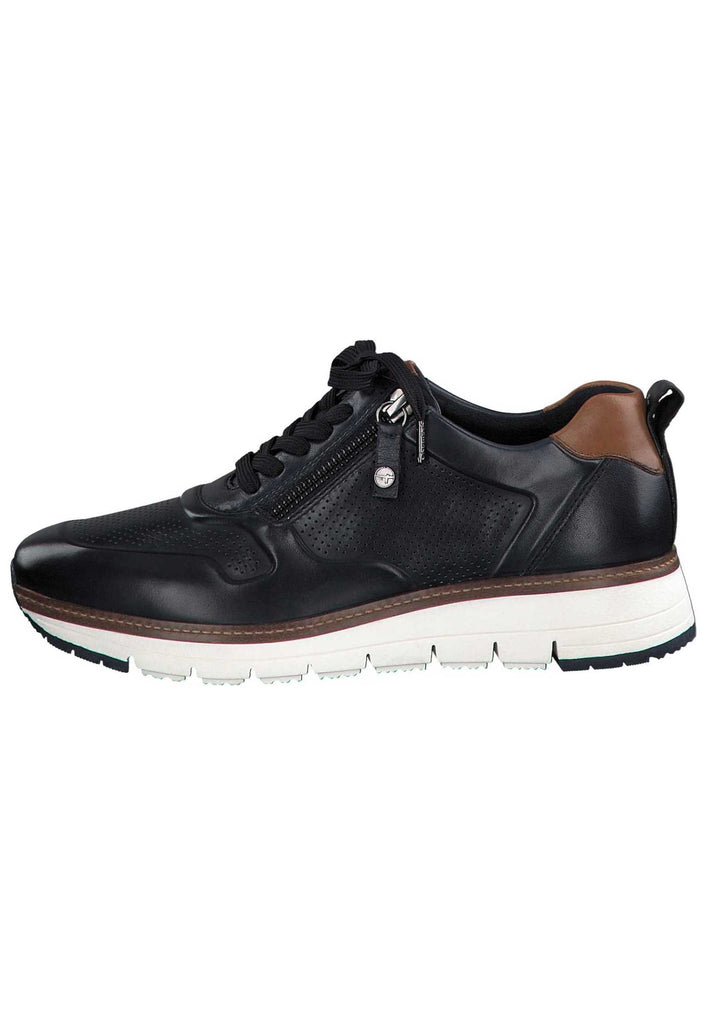 Tamaris Sneaker Leder Navy - surf4shoes
