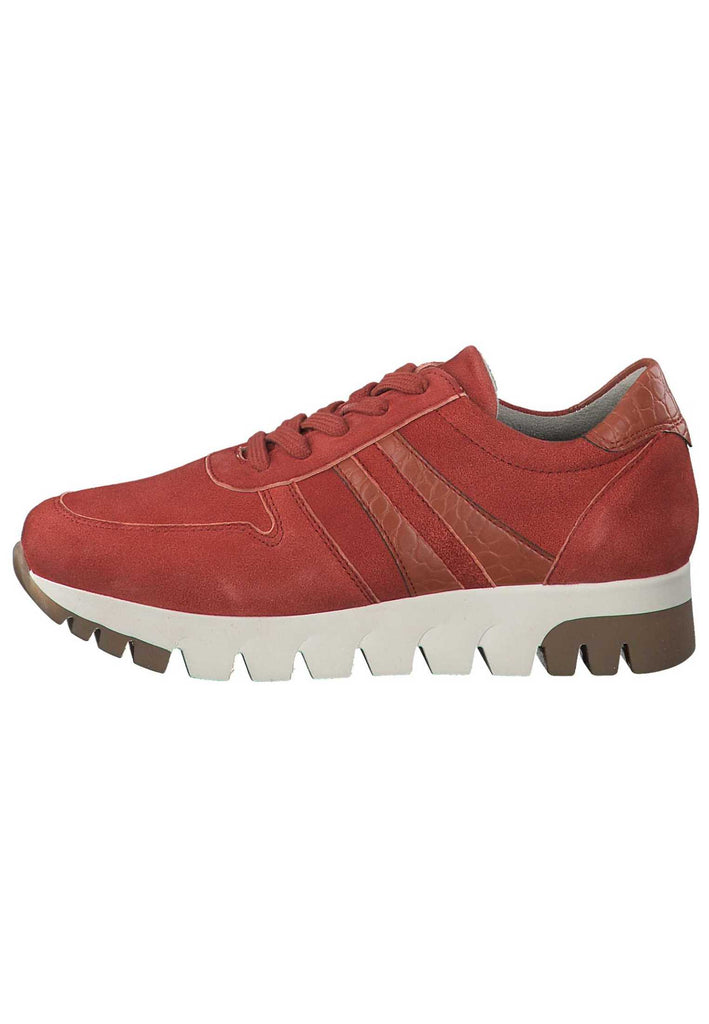 Tamaris Sneaker Leder/Synthetik Orange - surf4shoes