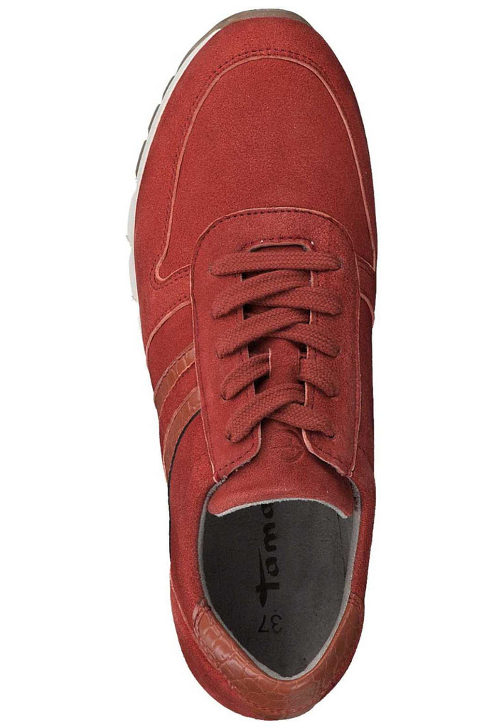 Tamaris Sneaker Leder/Synthetik Orange - surf4shoes