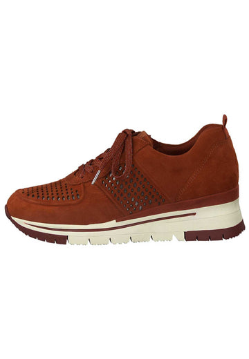 Tamaris Sneaker Leder Orange - surf4shoes