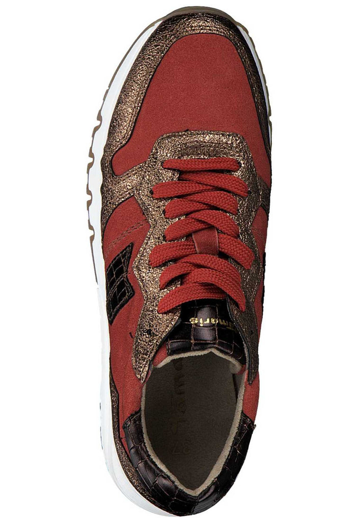 Tamaris Sneaker Leder/Textil Bronze - surf4shoes