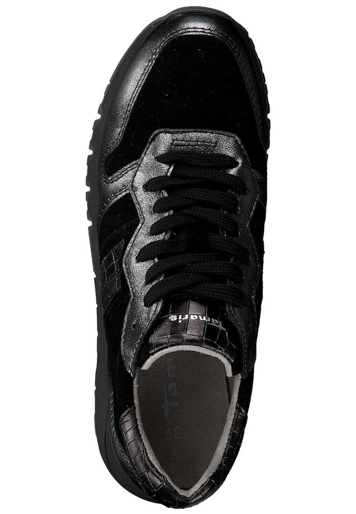 Tamaris Sneaker Leder/Textil Pewter - surf4shoes