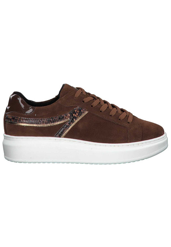 Tamaris Sneaker Leder/Textil Cognac - surf4shoes