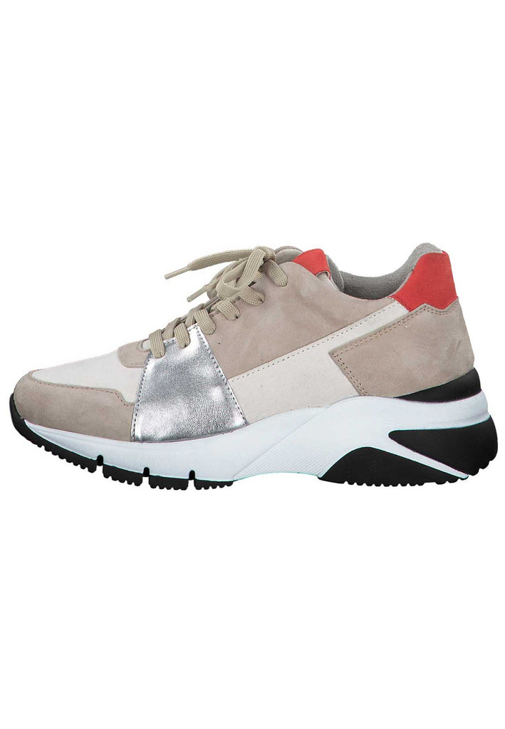 Tamaris Sneaker Leder/Textil Taupe - surf4shoes