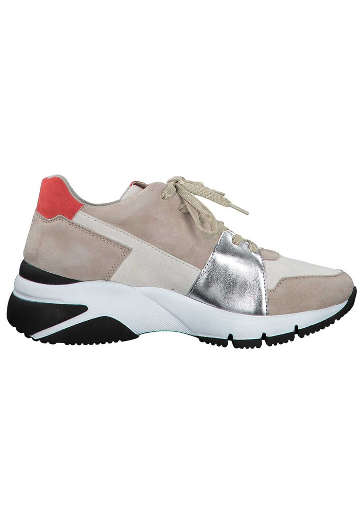 Tamaris Sneaker Leder/Textil Taupe - surf4shoes