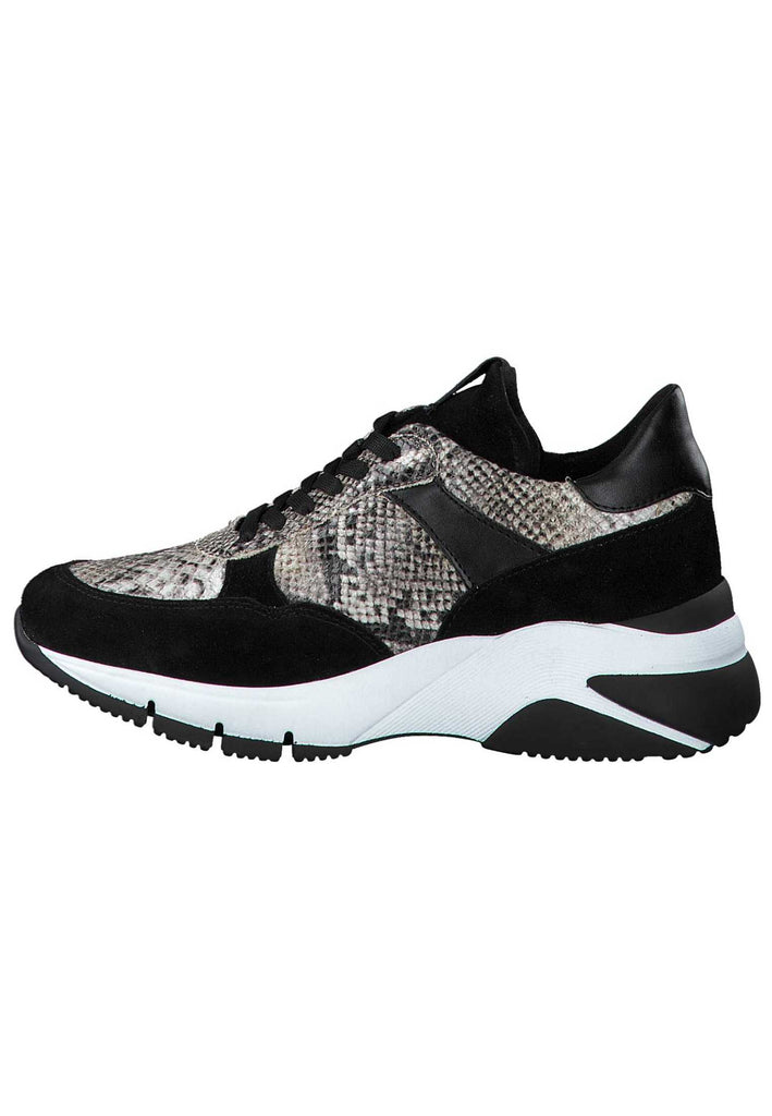 Tamaris Sneaker Leder/Textil Schwarz - surf4shoes