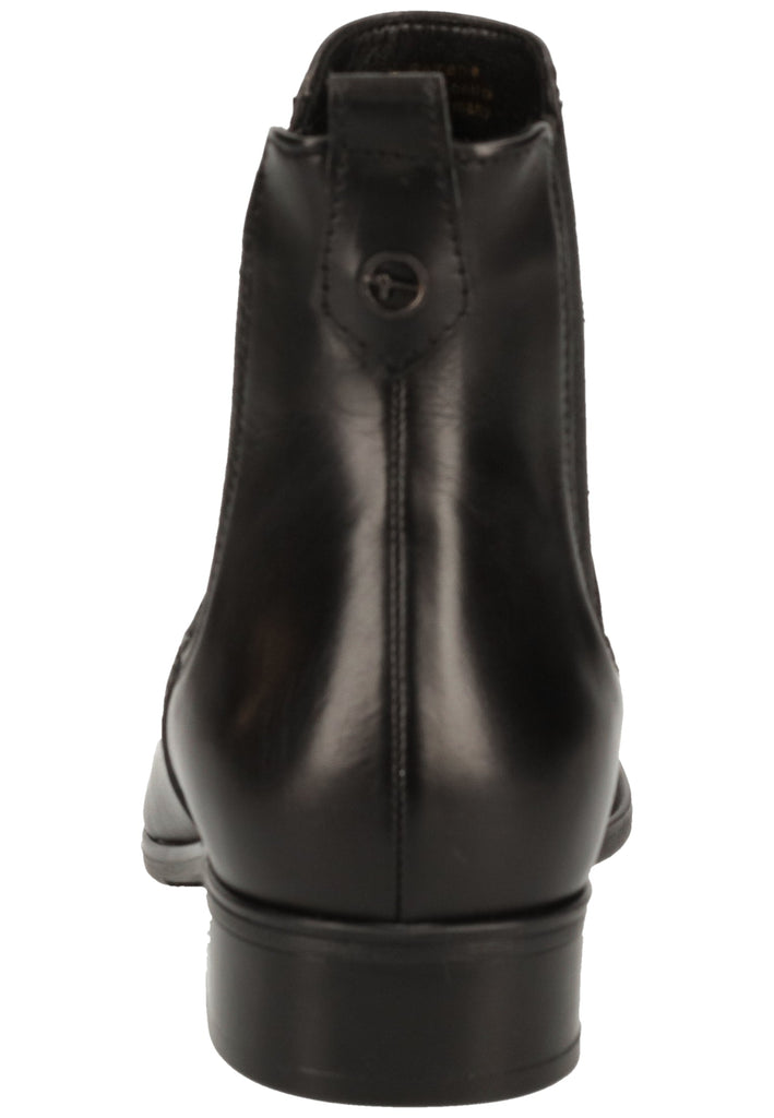 Tamaris Stiefelette Leder Schwarz - surf4shoes