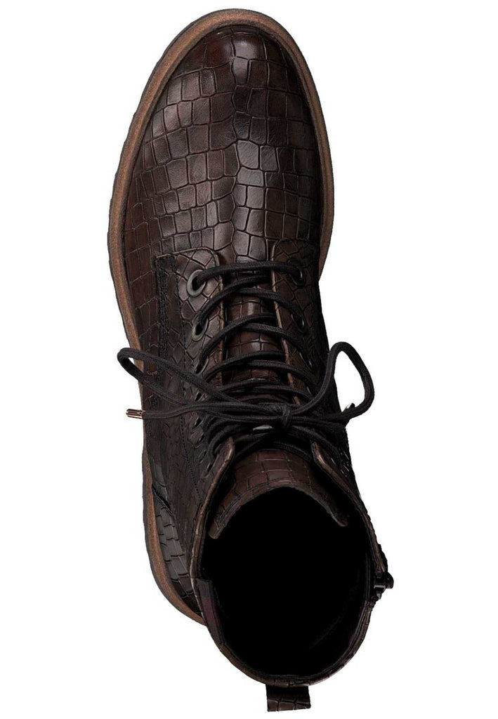 Tamaris Stiefelette Leder Cafe - surf4shoes