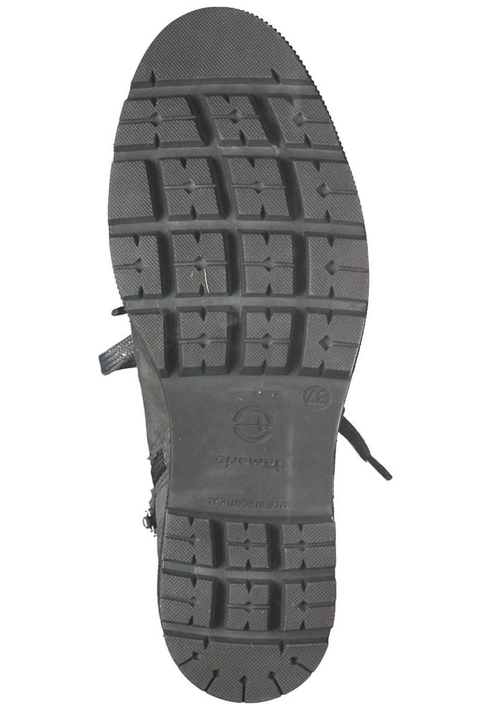 Tamaris Stiefelette Leder Hellgrau - surf4shoes