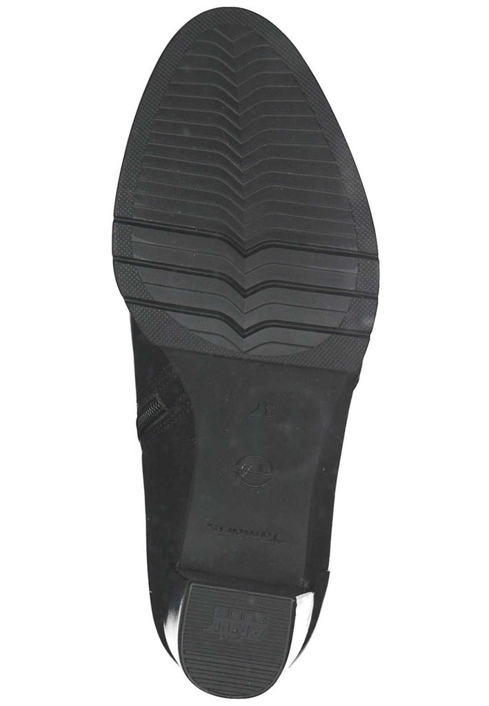 Tamaris Stiefelette Leder Schwarz - surf4shoes