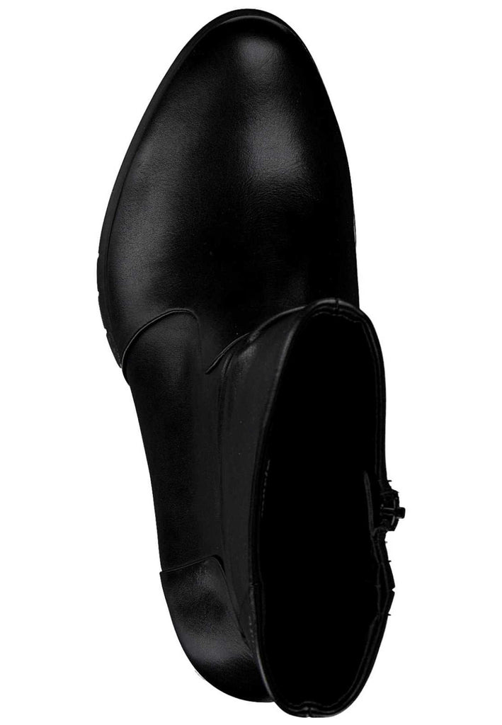 Tamaris Stiefelette Leder Schwarz - surf4shoes
