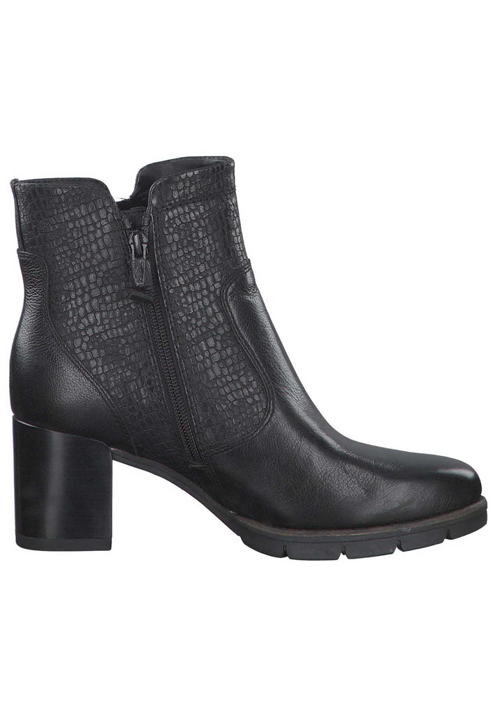 Tamaris Stiefelette Leder/Synthetik Schwarz - surf4shoes