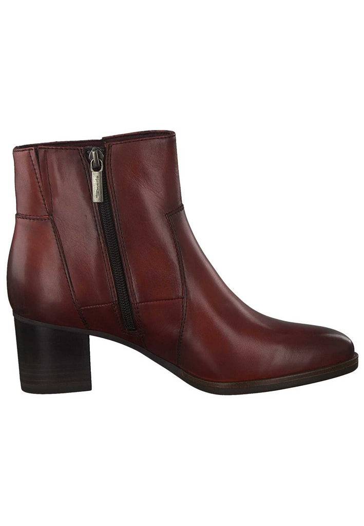Tamaris Stiefelette Leder Rot - surf4shoes