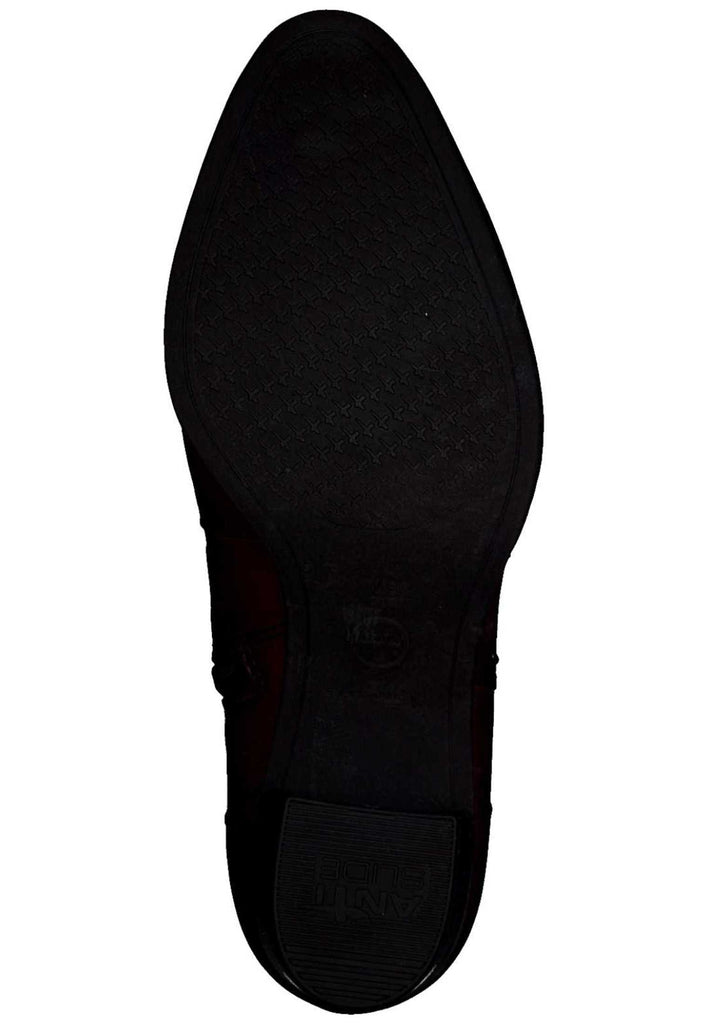 Tamaris Stiefelette Leder Rot - surf4shoes