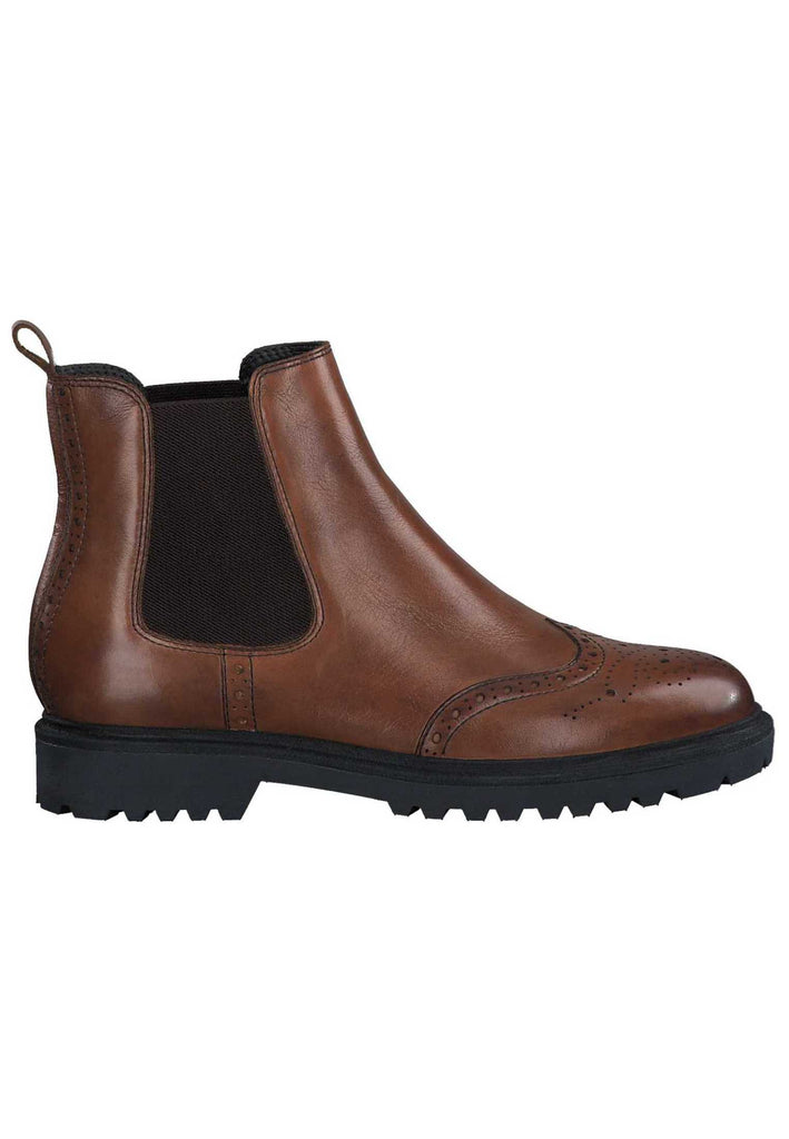 Tamaris Stiefelette Leder Cognac - surf4shoes