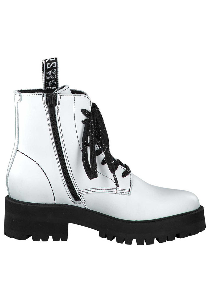 Tamaris Stiefelette Leder White - surf4shoes
