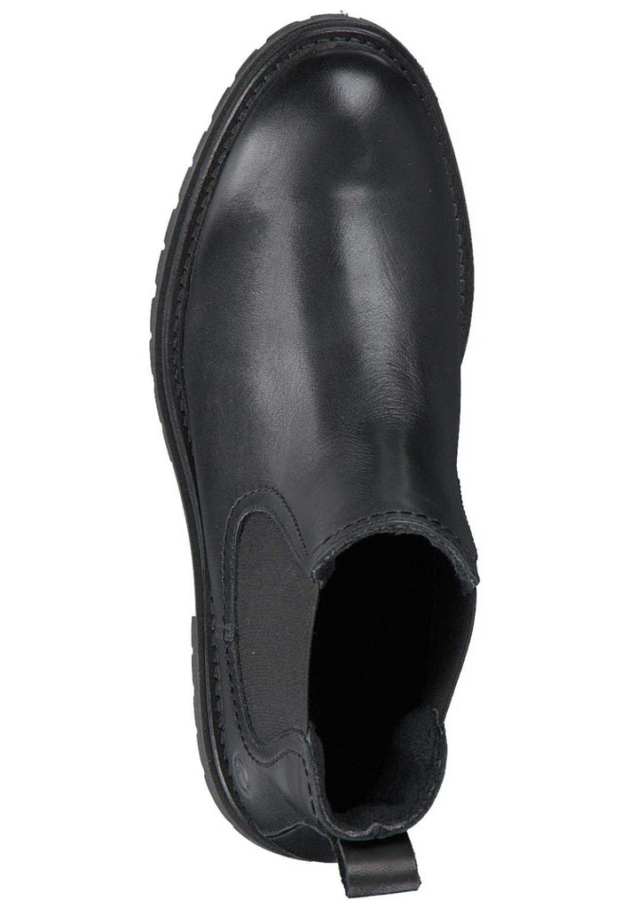 Tamaris Stiefelette Leder Schwarz - surf4shoes