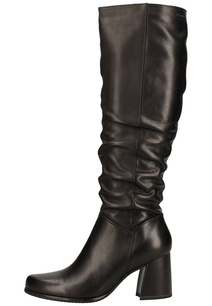 Tamaris Stiefel Leder Schwarz - surf4shoes
