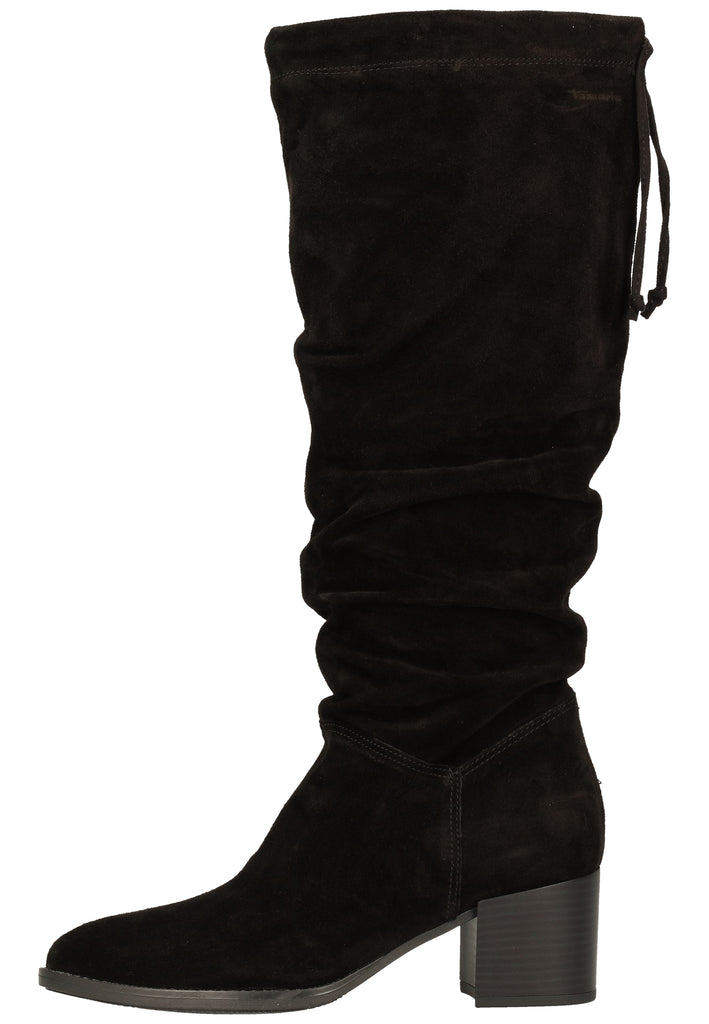 Tamaris Stiefel Leder Schwarz - surf4shoes