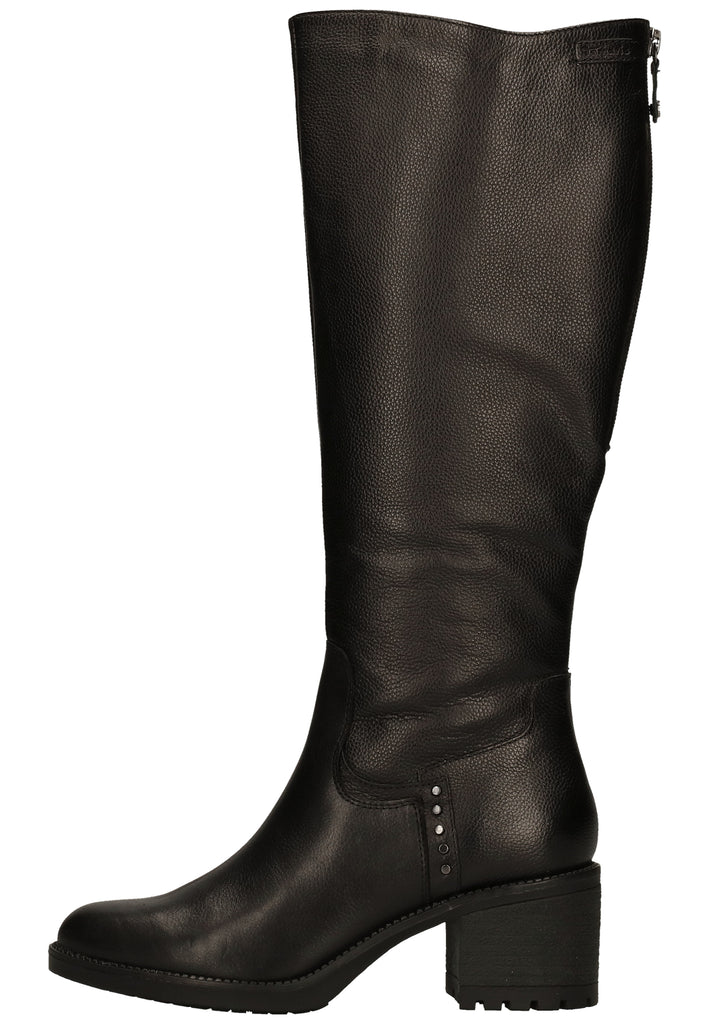 Tamaris Stiefel Leder/Synthetik Schwarz - surf4shoes